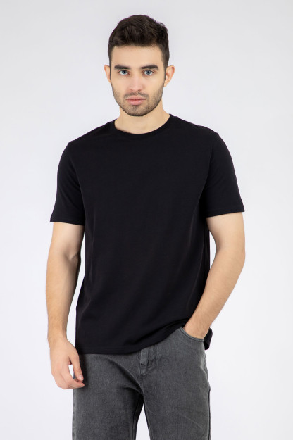 Qora XL qisqa qisma futbolka SS22CA2N-25-4-11031