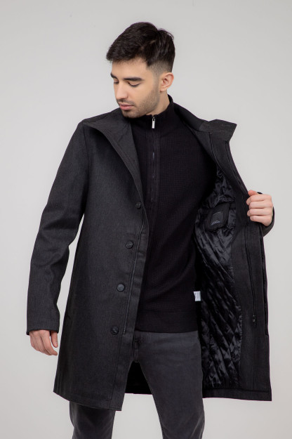 Пальто длинная длина Dark Grey 52 AW21CA1N-35-10707