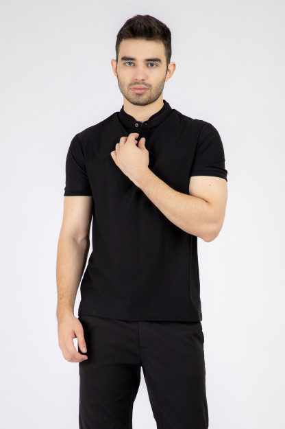 Polo qisqa qisma qora XL  SS22CA2N-17-4-10920