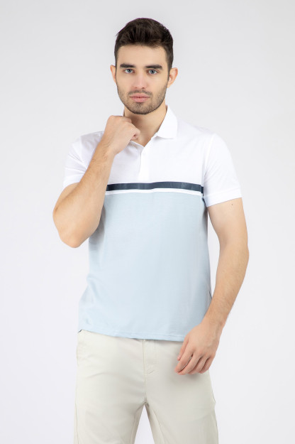 Polo qisqa qisma moviy XXL  SS22CA2N-17-5-11767