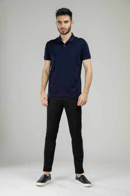 Polo qisqa qisma Terra Pro, erkaklar uchun, merserlangan paxta Navy XL  SS21CA2N-17-10122