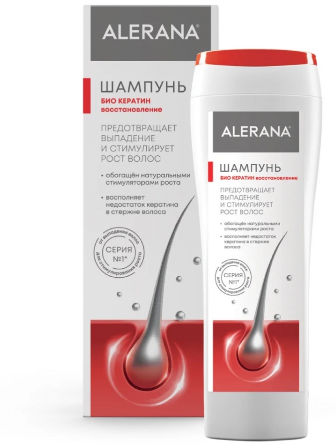 Alerana Shamp.Fl.250ml Bio keratin vosst.  УТ-00006397