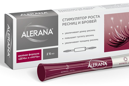 Alerana stimulyatori D/kirpik qalam qutisi 2x6ml  УТ-00006388