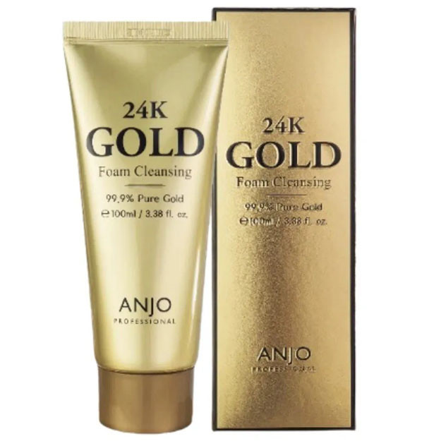ANJO 24 K Oltin yuvish uchun ko'pik 100 ml  УТ-00005271