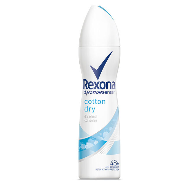Antiperspirant aerozol Rexona paxta quruq 12x150ml.  УТ-00004656