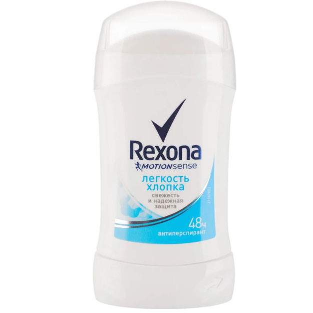 Antiperspirantlar Rexona erkaklar apa ST COTTON ANT 6X40ML  УТ-00004650
