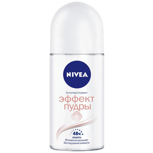 "Nivea Women" 50ml / Nivea ndeo Rll-on Powder Touch_Fml markali "kukun effekti" antipesperant to'pi  УТ-00003290