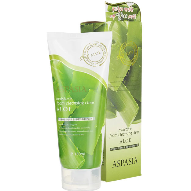 Aspasia Aloe пенка для умывания 180 мл УТ-00002539