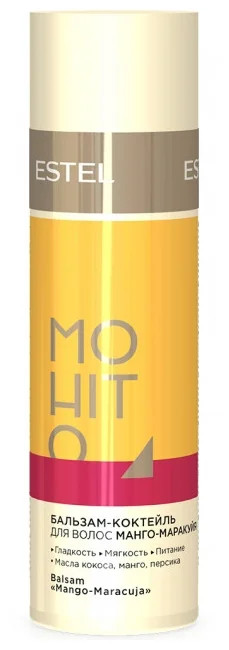 Mango sochlari uchun balzam kokteyli-ehtiros mevasi ESTEL MOHITO, 200ml M / MA200 УТ-00004170