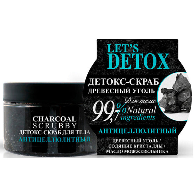BODY boom tabiiy detoksli ko'mir tanasi uchun skrab "ko'mir skrubbi" anti-jel УТ-00005087