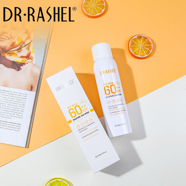 Qarishga qarshi va namlovchi SPF 60++quyosh spreyi./Anti-aging & moisture sun spray DRL-1652 УТ-00004009
