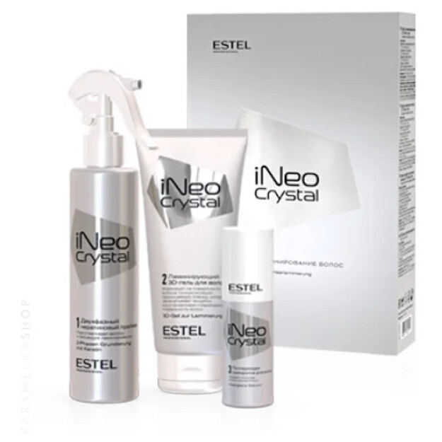 CR/N1 Набор для ламинирования волос ESTEL iNeo-Crystal (гель + праймер + сыворотка) УТ-00006372
