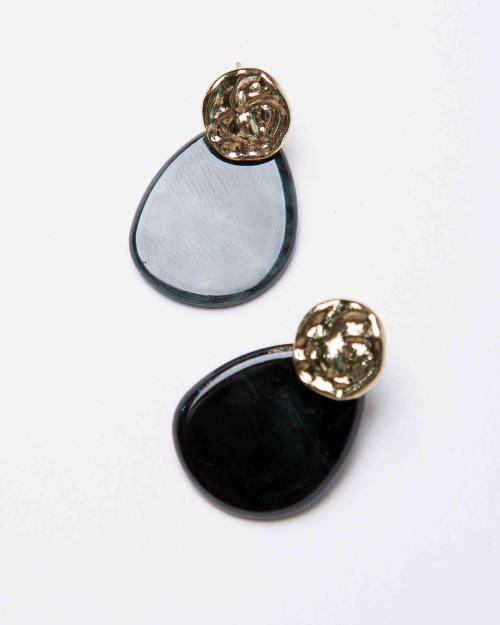 Qora. Zargarlik Sirg'alari bitta size 18-1582