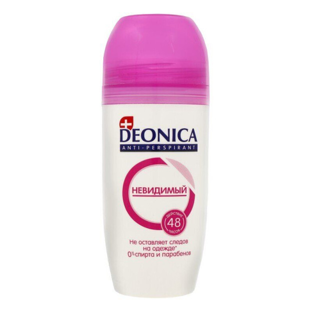 DEONICA antiperspirant ko'rinmas, 50ml (rolik)  УТ-00005025
