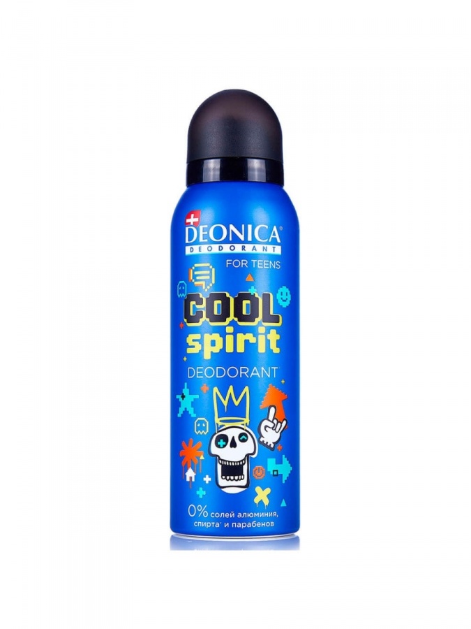 DEONICA for TEENS deodorant Cool Spirit, 125ml. (buzadigan amallar)  УТ-00006723