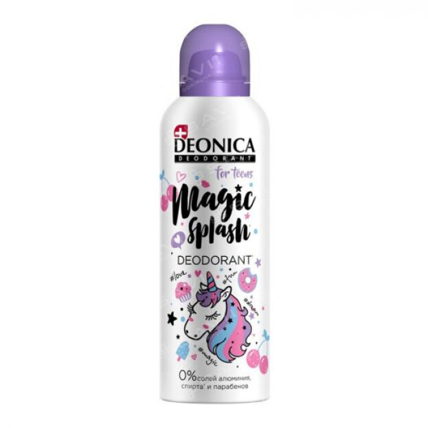DEONICA for TEENS Magic Splash Deodoranti, 125ml.  УТ-00005028