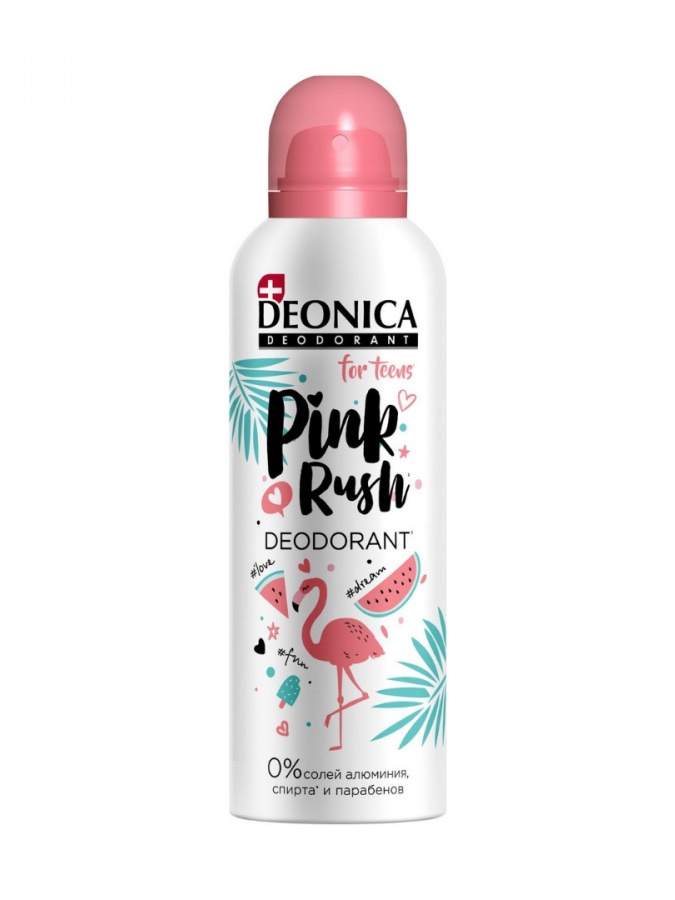 Deonica for TEENS pushti pushti dezodorant, 125 ml. (buzadigan amallar)  УТ-00005027