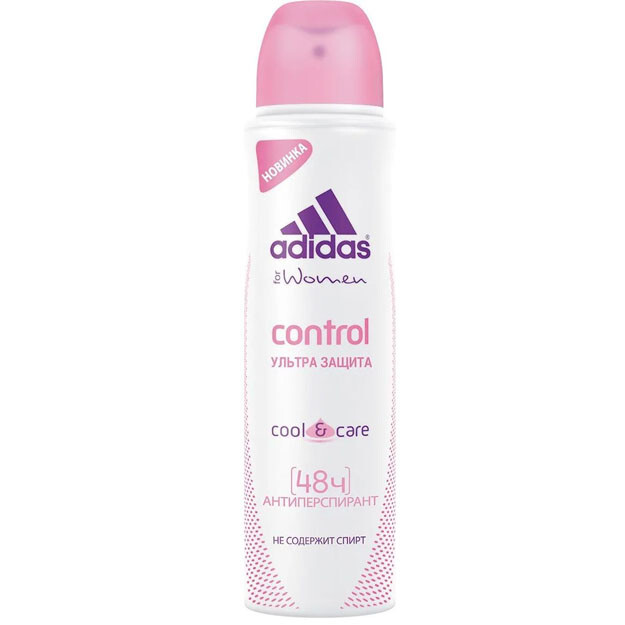 Дезодорант-антиперспирант женский Adidas Cool & Care Control protection Anti-Perspirant 150мл УТ-00004797
