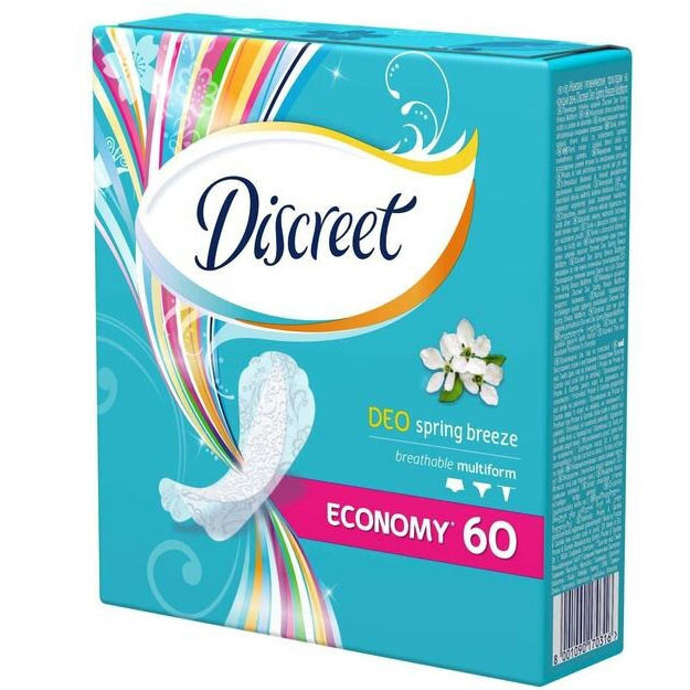 DISCREET Liners Deo Spring Breeze Trio 60pcs  УТ-00003988