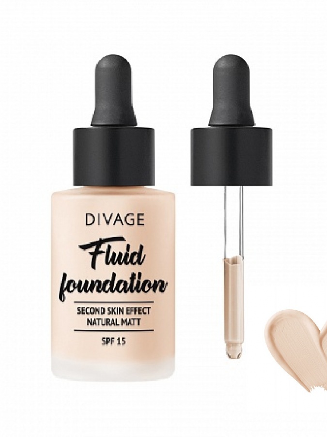 Divage Fluid Foundation yuz uchun suyuqlik fondi № 01W  УТ-00005161