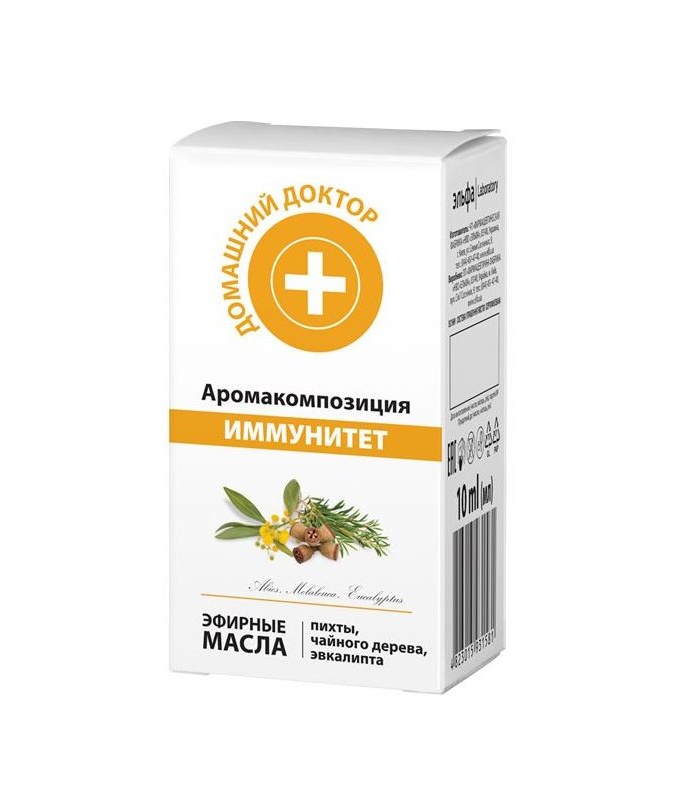 "Uy shifokori "xushbo'y tarkibi "immunitet", 10 ml  УТ-00006086
