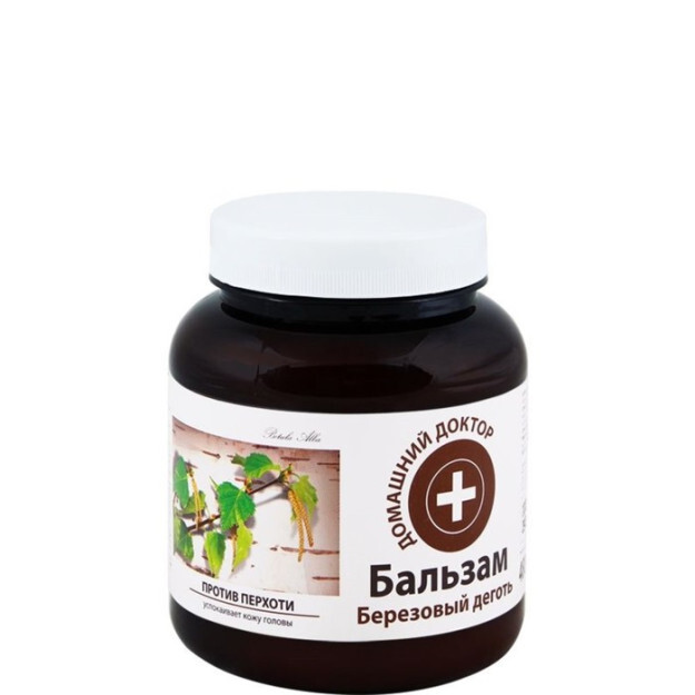 "Uy shifokori "Kepekka qarshi" qayin smolasi " sochlar uchun balzam, 480 ml УТ-00005892