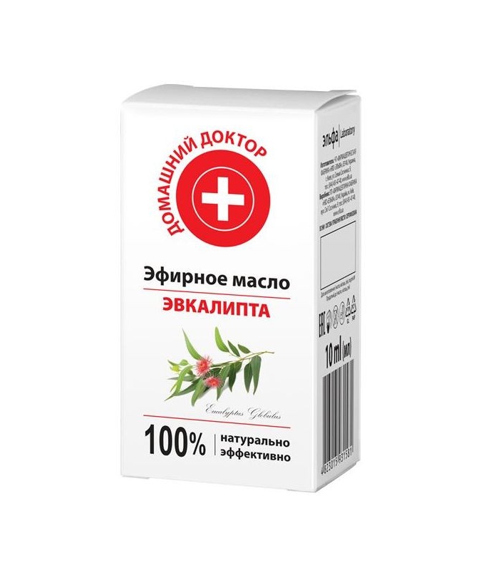 "Uy shifokori" efir moyi evkalipt, 10 ml  УТ-00006087