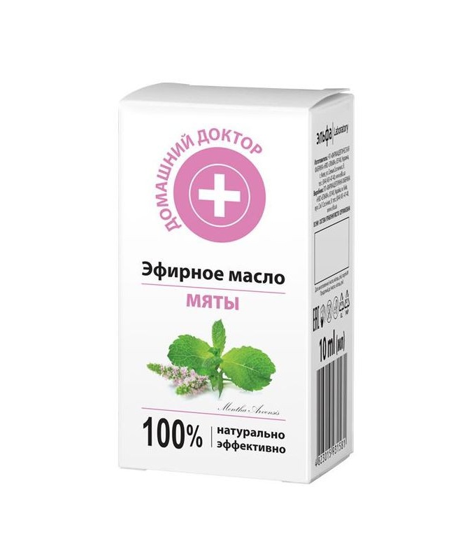 "Uy shifokori" efir moyi Yalpiz, 10 ml УТ-00006085