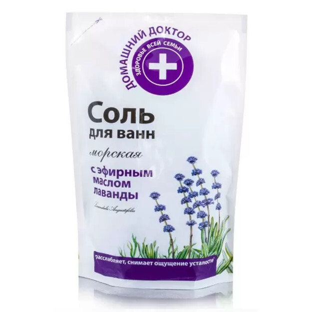 "Uy shifokori "vanna tuzi" lavanda efir moyi bilan dengiz " 500 ml. УТ-00006031
