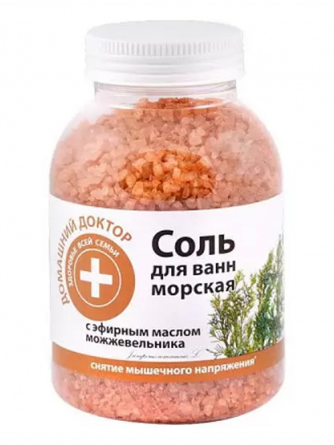 "Uy shifokori "vanna tuzi" Juniper efir moyi bilan dengiz", 1000 ml.  УТ-00006032