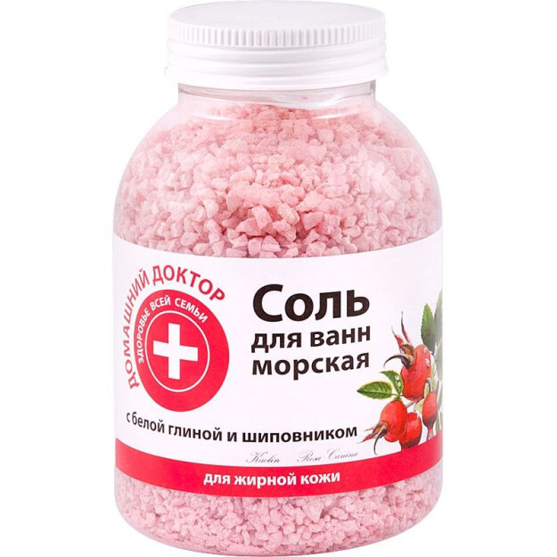"Домашний Доктор" Соль для ванн "Морская с экстрактами ЧЕРЕДЫ и ШАЛФЕЯ," 1000 мл УТ-00006030