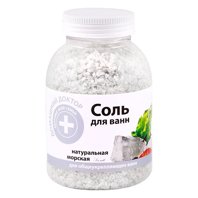 "Uy shifokori" tabiiy dengiz hammom tuzi, 1000 ml. УТ-00006039