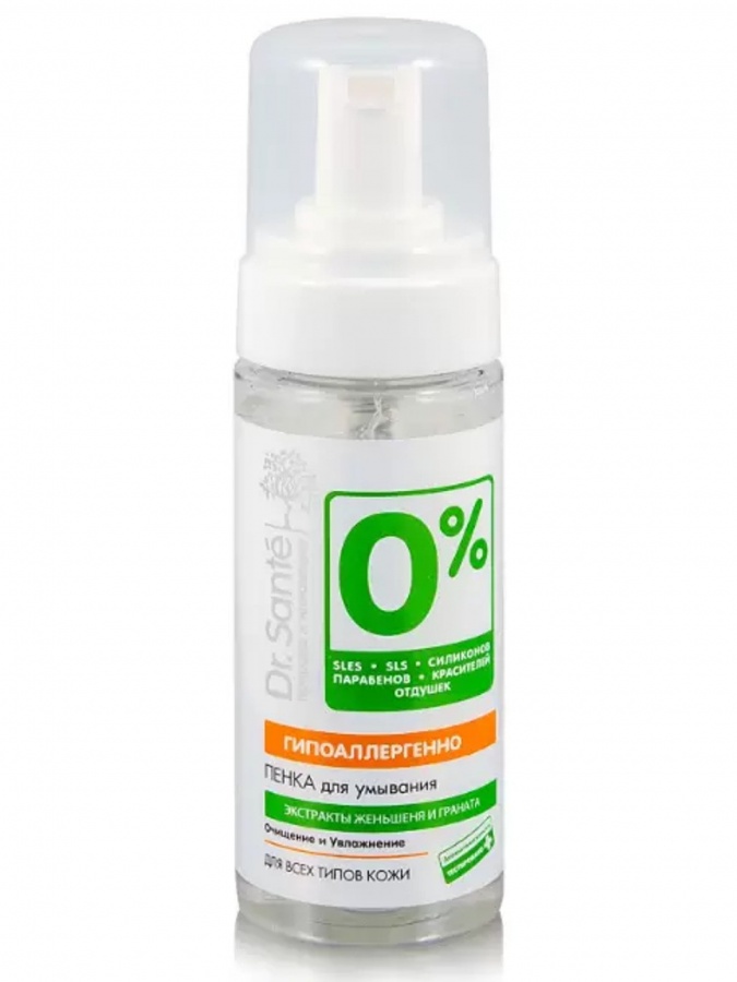 "Dr.Sante 0% " yuvish uchun ko'pik, 150 ml  УТ-00005912