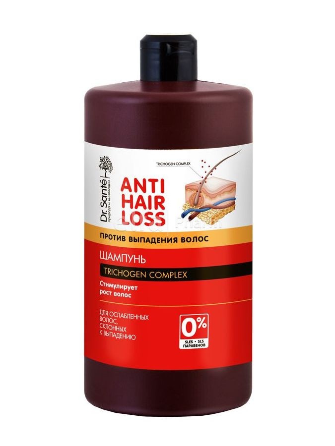 "Dr.Sante Anti Hair Loss " shampun, 1000ml УТ-00005922