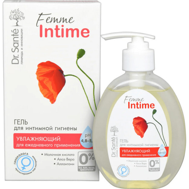"Dr.Sante Femme Intime"Гель для интимной гигиены"Увлажняющий ", 230 мл УТ-00005942