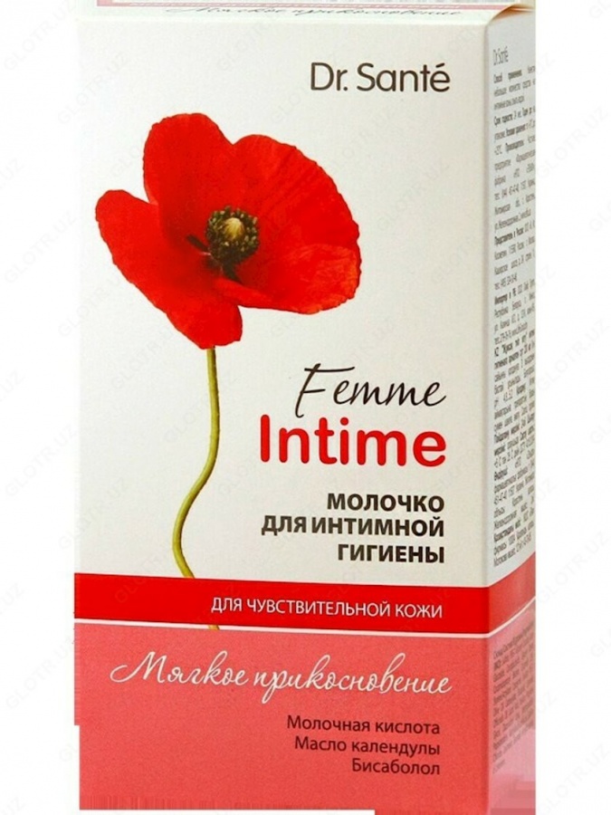 "Dr.Sante Femme Intime "samimiy gigiena uchun sut "yumshoq teginish", 230 ml УТ-00005943