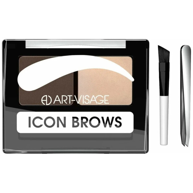Cho'tkasi va cımbız bilan Icon BROWS ikkita qosh soyasi 423  УТ-00003067