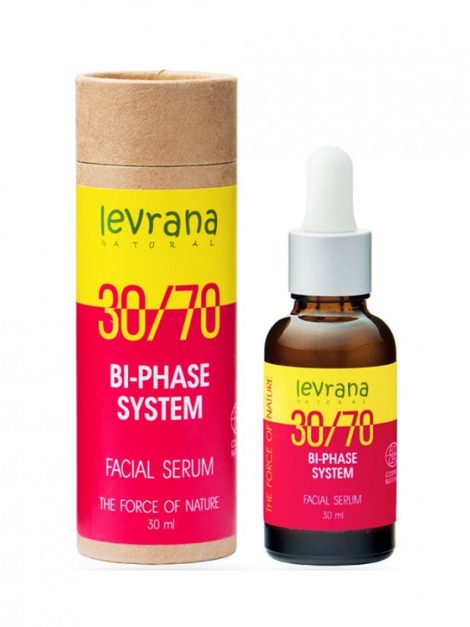 Damask atirgul moyi bilan 30/70 ikki fazali yuz zardobi, 30 ml. ECOCERT COSMOS NATURAL УТ-00005181