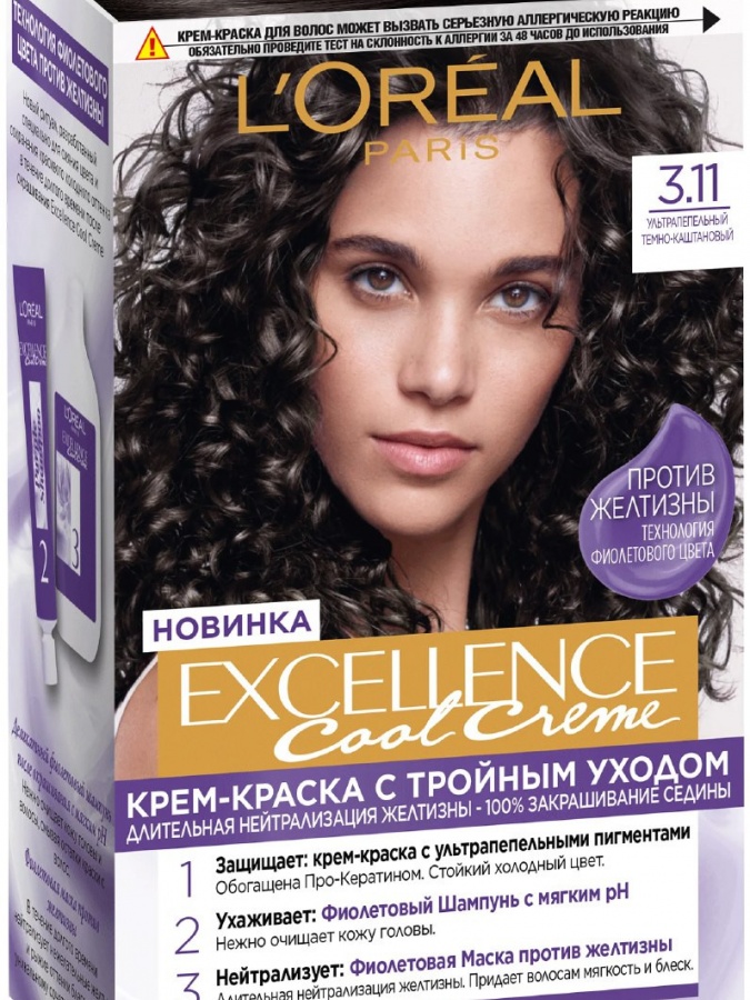 ЭКСЭЛЛАНС КУЛ Кр.д/в 3,11 Темн.Кашт / EXCELL COOL 3,11 UltAshDKBrown 950 УТ-00001623