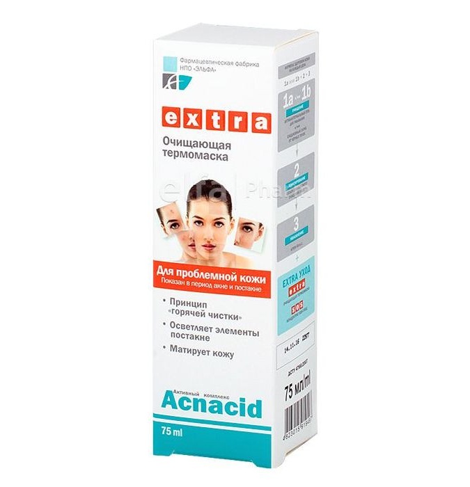 "Elfa Pharm" "Acnacid" acnacid tozalash niqobi, 75 ml  УТ-00005956