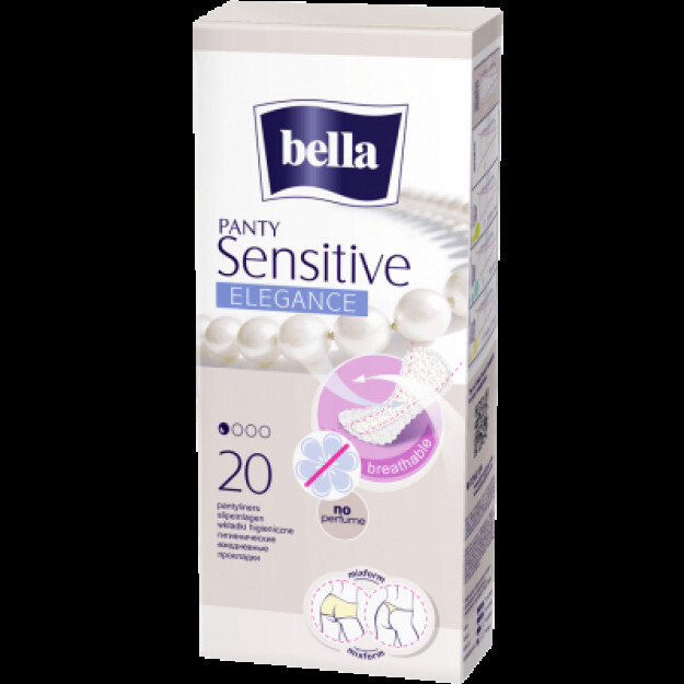 Ежедневные прокладки"Bella PANTY SENSITIVE ELEGANCE 20 шт в картонной упаковке УТ-00003821