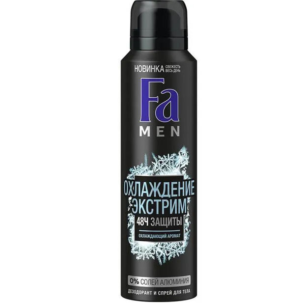 FA buzadigan amallar De 150ml erkaklar sovutish haddan tashqari  УТ-00000105