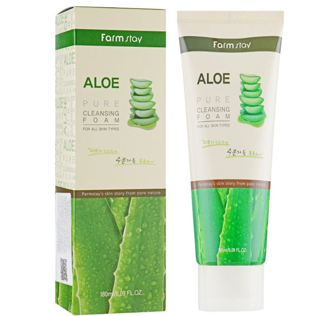 Farm Stay ALOE cleansing foam 180m УТ-00005239