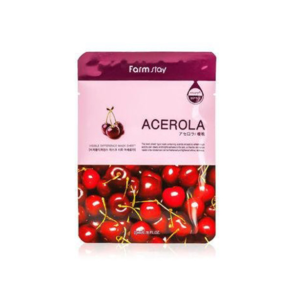 Farm Stay visible difference mask sheet ACEROLA 23 ml  УТ-00006514