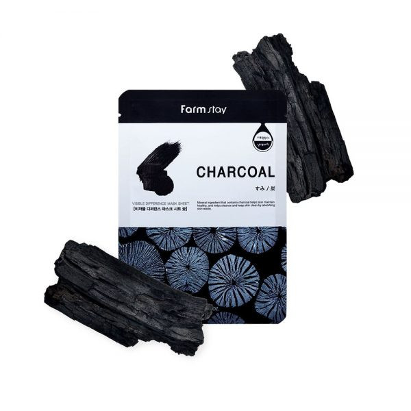 Farm Stay visible difference mask sheet CHARCOAL 23ml  УТ-00006511