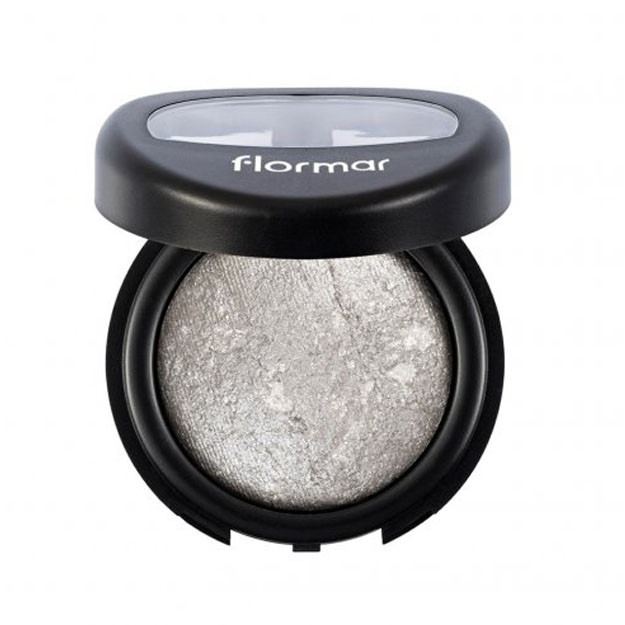 FLORMAR DIAMONDS BAKED EYESHADOW-10 SILVER LEAF  УТ-00003535
