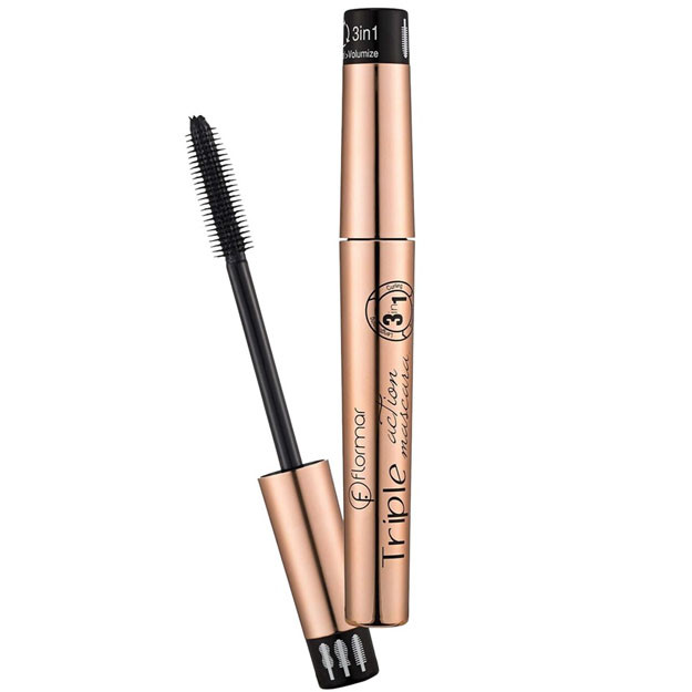 FLORMAR TRIPLE ACTION MASCARA 3&1  УТ-00003562