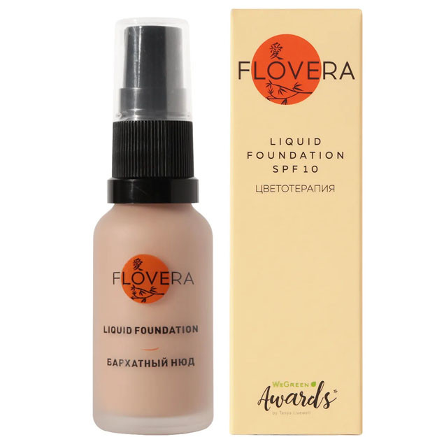 FLOVERA suyuq fondi Velvet yalang'och ohang 02 bej va pushti  УТ-00005834