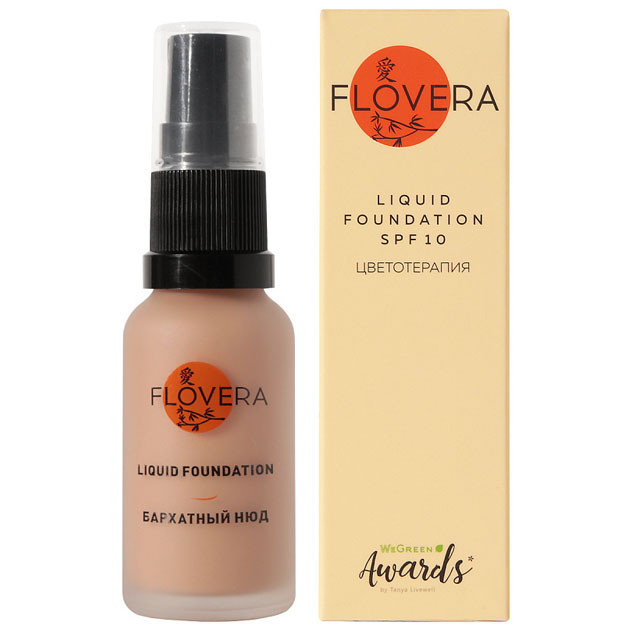 FLOVERA suyuq fondi Velvet yalang'och ohang 03 o'rta bej УТ-00005835