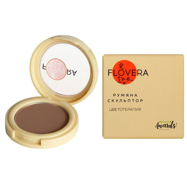FLOVERA Blush - haykaltarosh "nozik Kameliya" ohang 01 jigarrang-kulrang  УТ-00005848